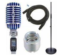 Mikrofon Shure Mikrofon dynamiczny wokalowy Shure SUPER 55 Deluxe w Pełnym zestawie | SUPER 55 | 0042406171991
