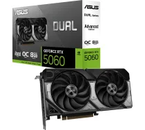Karta graficzna Asus Dual GeForce RTX 5060 OC Advanced 8GB GDDR7 DLSS4 (DUAL-RTX5060-O8G-A) | DUAL-RTX5060-O8G-A | 4711636627450