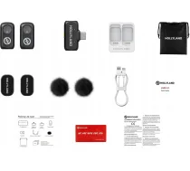 Mikrofon Hollyland LARK A1 Mini Duo with USB-C RX microphone system | 6108 MINI DUO(USB-C) | 6976068118633