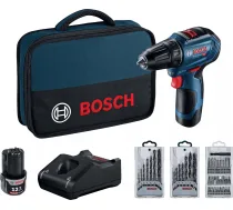 Wiertarko-wkrętarka Bosch GSR 12V-30 12 V 2 x akumulator 2 Ah (06019G9001) | 06019G9001 | 4059952604640