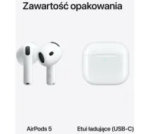 Apple AirPods 5 - White | MKFW4ZM/A | 195951379036