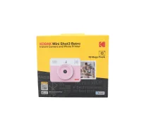 Kodak MINI SHOT 3 RETRO Sofortbildkamera, pink | KOCAMC300RPK | 192143006558