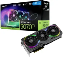 Karta graficzna PNY GeForce RTX 5070 Ti EPIC-X RGB Overclocked Triple Fan Plus 16GB GDDR7 DLSS4 (VCG5071T16TFXXPB1-O) | VCG5071T16TFXXPB1-O | 751492797021