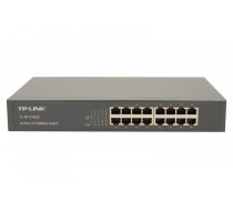 TP-LINK TL-SF1016DS 16-portový prepínač 10/100 M, 16 portov RJ45 10/100 M, oceľová skriňa s rozmermi 1U a výškou 13 palcov na montáž do racku | TL-SF1016DS | 6935364021535