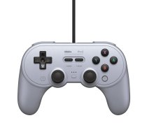 8BitDo PRO 2 wired remote (Gray Edition) | 6922621501824