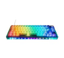 DELTACO DK460 65% wired (transparent) mechanical keyboard | US | GAM-160-T-US | 7333048064073