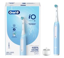 Oral-B | Electric Toothbrush | iO3 Series | Rechargeable | For adults | Number of brush heads included 1 | Number of teeth brushing modes 3 | Ice Blue | iO3 Ice Blue | 8006540731321