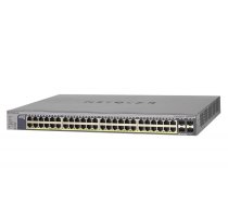 NETGEAR GS752TP Managed L2/L3/L4 Gigabit Ethernet (10/100/1000) Power over Ethernet (PoE) 1U Black | GS752TP-300EUS | 606449162462