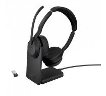 Jabra Evolve2 55/Stereo/ANC/USB/BT-USB/Bezdrát/MS/Stand/Černá | 25599-999-989 | 5706991027594