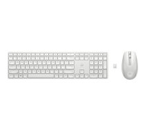 HP 650 Bezdrátová klávesnice a myš - bílá GER | HP-4R016AA-ABD | 196188142158