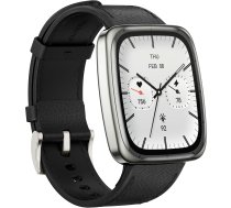 Amazfit Active 2 (Square) NFC, 44mm with Premium Leather Strap, Black EU W2434GL2N | XAIAMAACTV2SQRBLK | 6972596108818