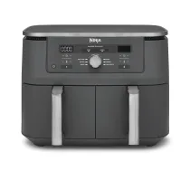 Dual Zone Airfryer | NINJA DZ400EU | Power 2470 W | Capacity 9.5 L | Gunmetal Grey | DZ400EU | 0622356322676