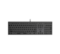 A4Tech FSTYLER FX60H (White Backlit) keyboard USB QWERTY Black, Grey | A4TKLA47125 | 4711421976343 | KL-A4T-157
