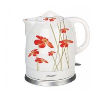 Feel-Maestro MR-066-RED FLOWERS electric kettle 1.5 L 1200 W Red, White | MR-066 biało-czerwony | 4820177148901 | AGDM-CZAJ-MSTR-007