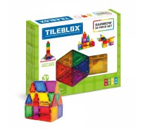 Magnetic blocks Tileblox Rainbow set with magnetic board | 005-1030003 | 8809465534004