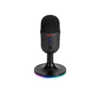 Marvo MIC-06 RGB black wired microphone |USB | MIC-06WB | 6932391930052