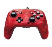 PDP Faceoff Deluxe+ Audio Wired Controller - Red Camo | 708056065706