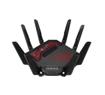 WiFi 7 Tri-band Gaming Router | ROG Rapture GT-BE19000 | 802.11ax | 10/100/1000 Mbit/s | Ethernet LAN (RJ-45) ports 1 | Mesh Support Yes | MU-MiMO Yes | 4G/5G | Antenna type External | 90IG0850-MO9A0V | 4711387382639