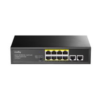 Cudy FS1010PG network switch Fast Ethernet (10/100) Power over Ethernet (PoE) Black | FS1010PG | 6971690791254