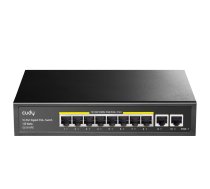 Switch GS1010PE 8 xGE PoE+ 120W 2xGb Uplink | 6971690791421 | 6971690791421