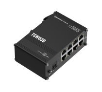 Teltonika | Switch | TSW030 | Unmanaged | DIN rail mountable | 10/100 Mbps (RJ-45) ports quantity 8 | Power supply type 2-pin industrial DC power socket | TSW030000000 | 4779051841431