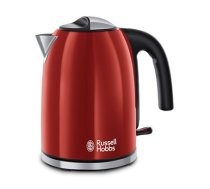 Russell Hobbs 20412-70 elektrinis virdulys Juoda, Raudona, Nerūdijančiojo plieno