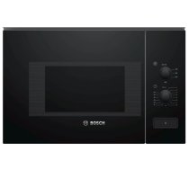 Bosch Serie 4 BFL520MB0 juoda įmontuota mikrobangų krosnelė 20 L 800 W