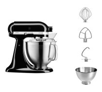 KitchenAid Artisan 5KSM185PS virtuvinis kombainas 300 W 4,8 L Juoda