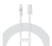 Baseus Gem USB ir IP 2,4A greitojo įkrovimo kabelis 2 m balta