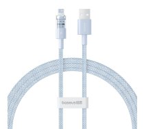 Baseus Gem USB ir IP 2,4A greitojo įkrovimo kabelis 1 m mėlyna