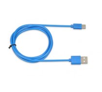 iBox USB 2.0 kabelis, 1 m, USB A - USB C, Mėlynas