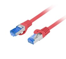 LANBERG S/FTP CAT.6A 0.5M Raudonas Patchcord