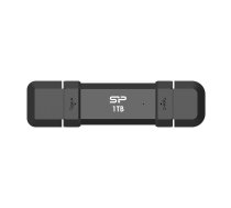 Silicon Power DS72 1TB USB atmintukas USB Type-A / Type-C Juodas