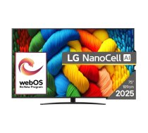 LG NanoCell AI 75NANO81A3A 4K Ultra HD Smart televizorius