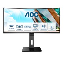 AOC P2 CU34P2A kompiuterio monitorius 86,4 cm (34") 3440 x 1440 pikseliai Quad HD LED