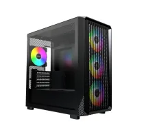 MONTECH X5M Midi Tower Korpusas Juoda