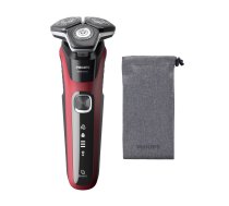 Philips SHAVER Series 5000 S5883/10 men's shaver Rotation shaver Trimmer Black, Red
