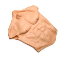 Ripped Silicone Male Chest by XR Brands - Medium, Realistic Muscle Shirt