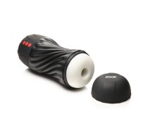 XR Brands Sucking & Vibrating Intimate Machine Black USB Rechargeable
