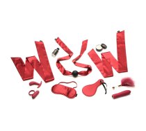 XR Brands Lover’s Bondage Massage Set Red - Sensory Play Collection