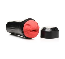 XR Brands Dragon Snatch Intimate Machine Red Textured Sleeve