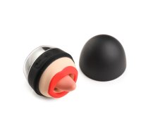 XR Brands Lickgasm Intimate Tongue Simulator, Waterproof, Red, USB