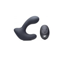 XR Brands P-Pulse Silicone Intimate Massager Remote 10 Modes Black