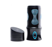 XR Brands Beat It Rechargeable Rotating Stimulation Device Black