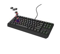 GENESIS Thor 230 TKL žaidimų klaviatūra USB + RF belaidė + Bluetooth QWERTY Juoda