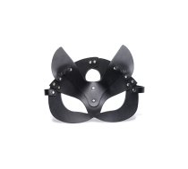 XR Brands Naughty Kitty Vegan Cat Mask Adjustable Black