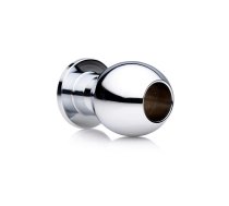XR Brands Small Abyss Metal Hollow Dilator Plug - Compact Size