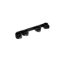 XR Brands Strict Adjustable Spreader Bar System, Black, PU Leather