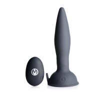 XR Brands Turbo Ass-Spinner Silicone Plug Remote Control Black