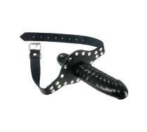 XR Brands Ride Me Adjustable Mouth Restraint Black Leather System